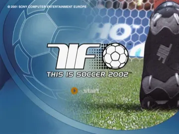 World Tour Soccer 2002 screen shot title